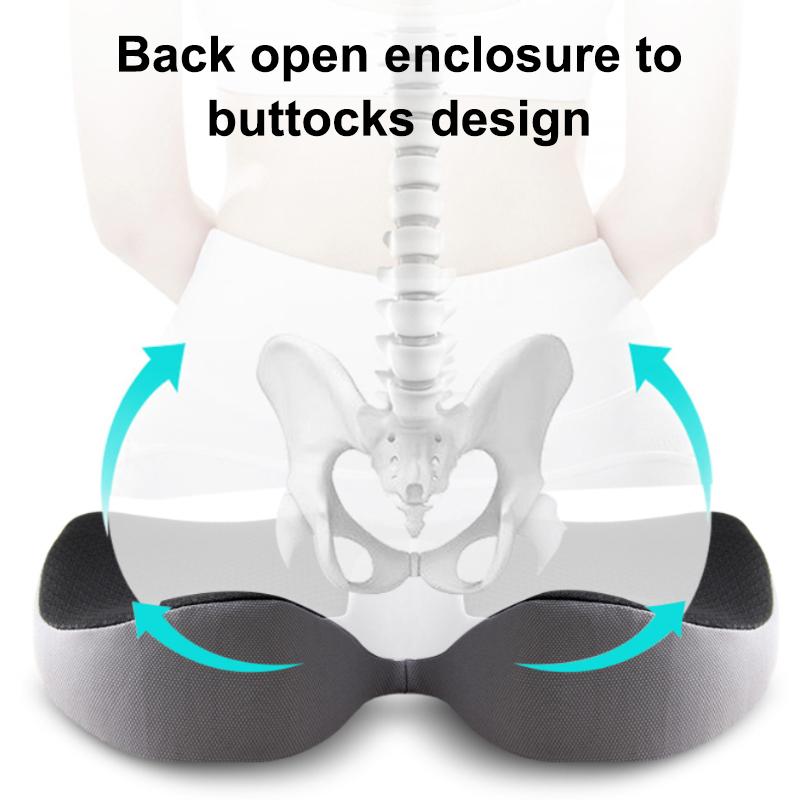 SEAMETAL Подушка на автомобильное сиденье из пены с эффектом памяти Облегчение боли Подушка для автокресла Идеально подходит для дома и офиса