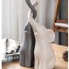 Room Couples Valentine's Day Desktop Decoration Ceramic Elephant Table Decoration Ceramic Ornaments