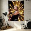 Johnny Hallyday Wall Tapestry Aesthetic Wall Hanging Printed Fabric Blanket Decorative Tapestries For Bedroom Living Room Home Decor