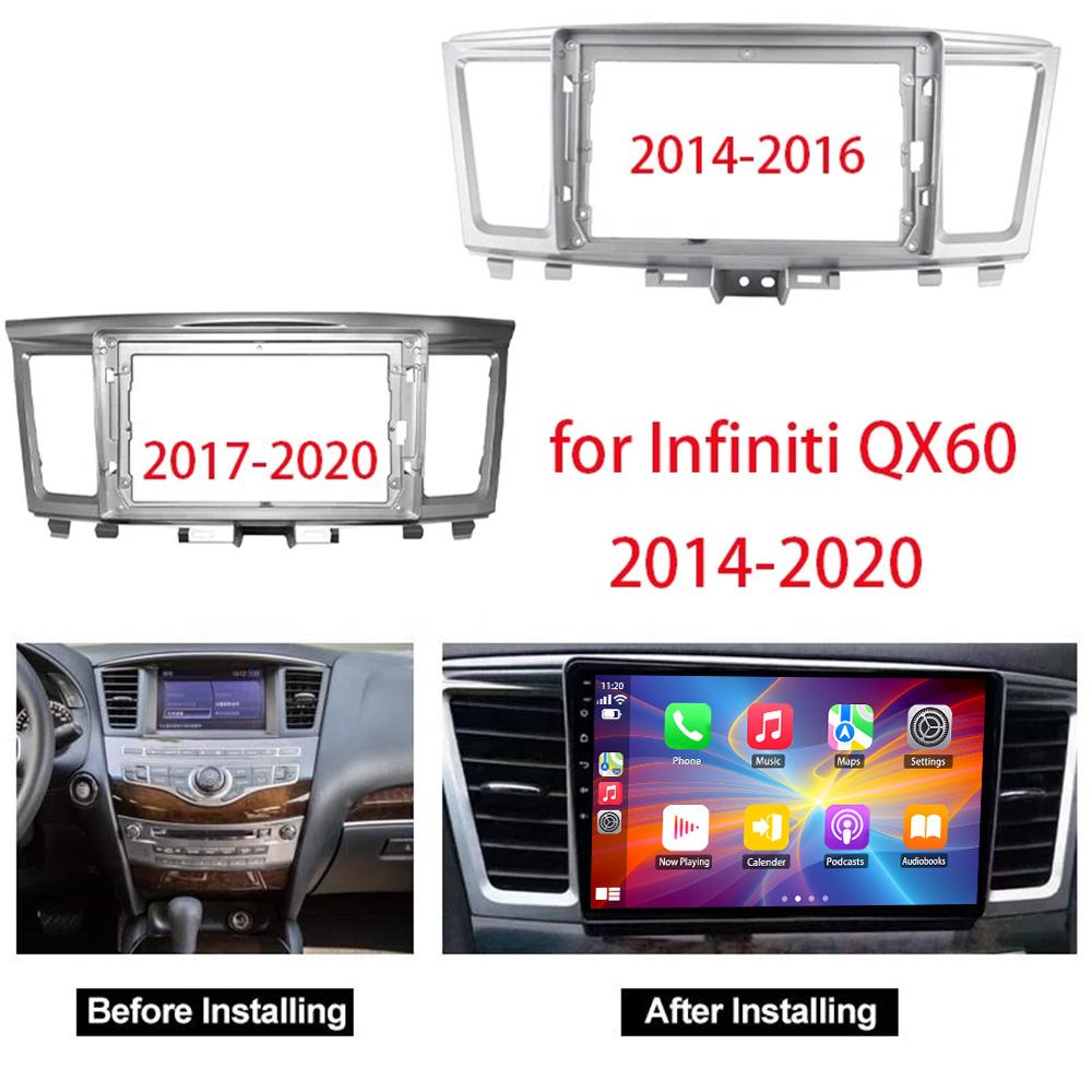 Автомобильный мультимедийный проигрыватель Android 13 для Infiniti QX60 2017 - 2020 GPS-навигация 9-дюймовый автомобильный радиоприемник стерео DSP Carplay