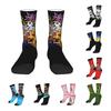 Winter Warm Hip-hop Unisex Digimon and Crests Socks Nostalgic Anime Breathable Skateboard Socks