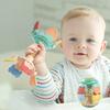 Baby Rattles Deformable Grasping Puzzle Ball Newborn Molar Stick Toys Infant Boy Girl Silicone Can Boil Bite Teethers Baby Gifts