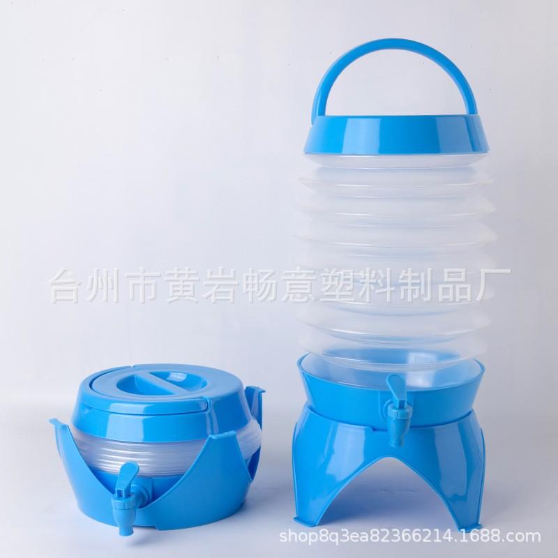 Portable Collapsible Camping Water Bucket Outdoor Travel Car Storage Beverage Beer Container 3.5L To 9.5L PP