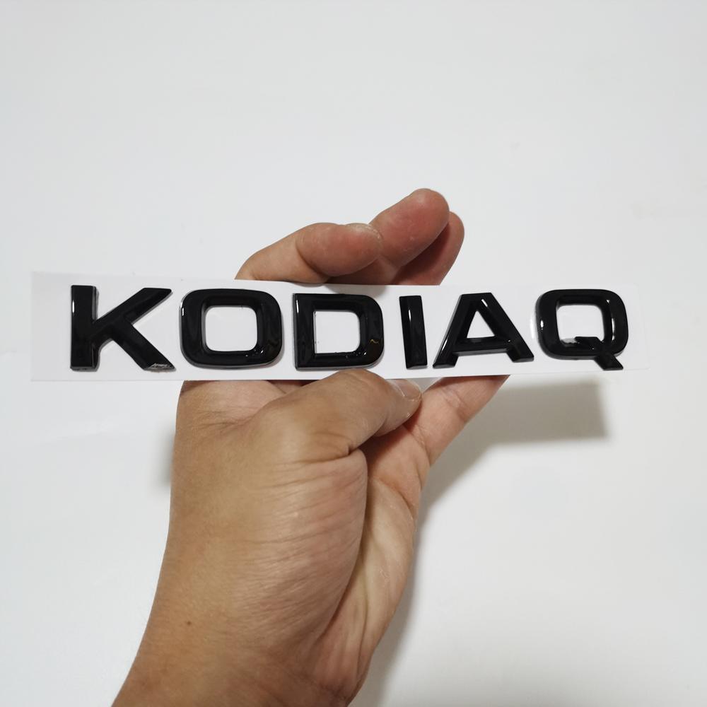 ZDVK6 KODIAQ Для Skoda Наклейка 1 шт. Наклейка с эмблемой KODIAQ Черный Значок на заднюю дверь Для Skoda KODIAQ 4X4 Стайлинг автомобиля Наклейка Skoda ABS
