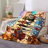 1pc One Piece Adventure Soft Throw Blanket Flannel All Season Light Weight Living Room/Bedroom Warm Blanket. M7270156