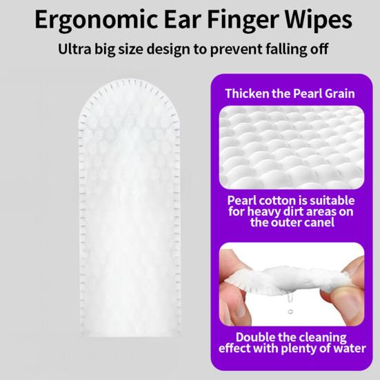 Dog Ear Cleaner Wipes Dog Ear Infection Treatment Fast Relief from Ear Itching And Inflammation Otic Cleanser To Remove Wax Debris And Smelly