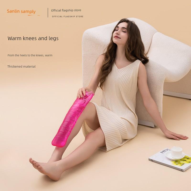Samply Sanpu Knee Hot Compress Hot Water Injection Bag Ankle Protection Old Cold Legs Heattech Flushing Thickened Hot-Water Bag