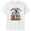 Gingle Bells Gin Christmas Holiday Unisexs Unisexs Graphic Tee