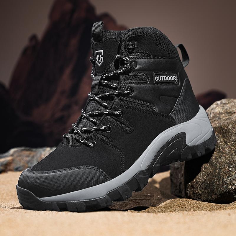 Улучшенные тактические тренировочные ботинки для мужчин на открытом воздухе для кемпинга с противоскользящей подошвой для пешего туризма, рыбалки, охоты, кроссовки для мужчин