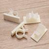 10pcs Plastic Self-adhesive Fastener Sticky Fixer Holder Buckle Line Wire Management Cable Clip
