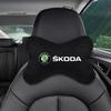 SKIF6 Valve Stems & Caps For Skoda KODIAQ SUPERB Car Neck Pillow Lint Head Support Protector Headrest Back Cushion