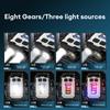 Mini COB Keychain Light Portable Super Bright Camping Flashlight Magnetic Key Chain Torch Work Light Outdoor Emergency Lantern