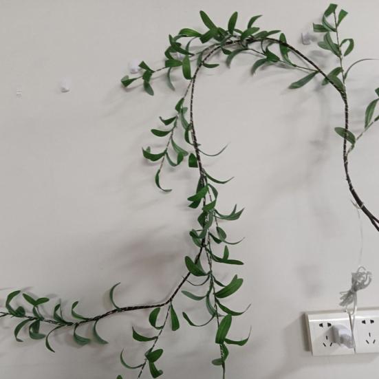Светящаяся искусственная оливковая гирлянда 6 футов, гирлянда с огоньками, искусственная зелень, олива