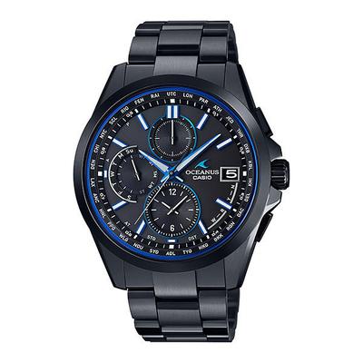Мужские часы OCEANUS OCW-T2600B-1AJF [OCEANUS Classic Line All BlackDLC] Круглые черные