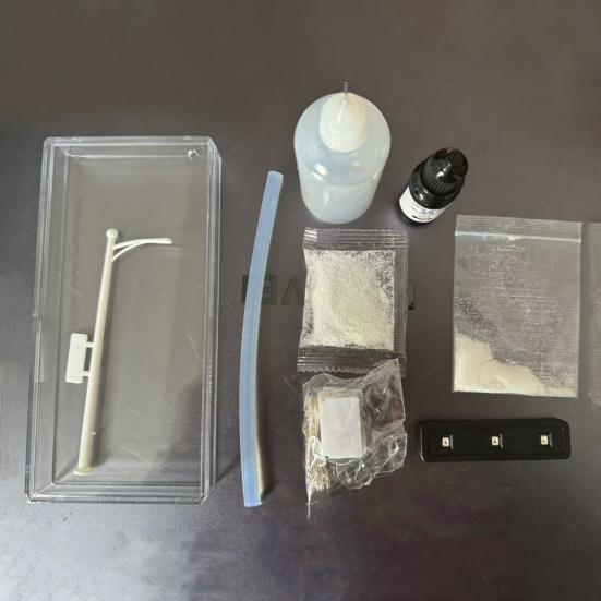 2 комплекта снежных уличных фонарей, материалы для самостоятельной сборки, комплект прикроватных светильников, простая установка, романтика, своими руками