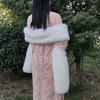 Long Scarf Unisex Imitation Fur Scarf Cold-proof Fox Hair Big Hair Collar Student Warm Neck Cover Tide