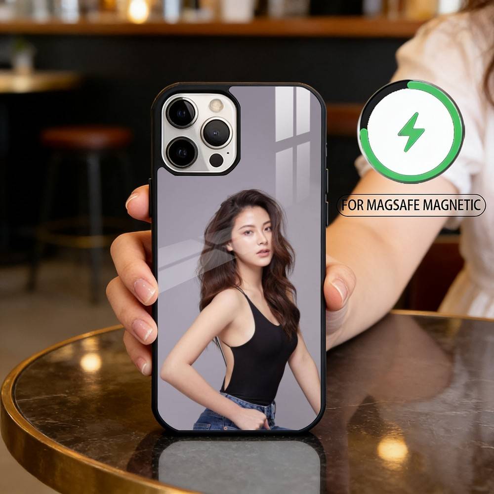 Actor B-Baifern P-Pimchanok Phone Case For iPhone17,16,15,14,13,12,11 Plus,Pro Max Magnetic For Magsafe Wireless Charging