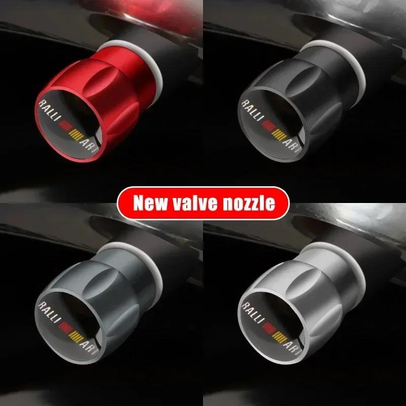 lcbk8 4PCS Car Wheel Tire Valve Stem Caps For Mitsubishi Ralliart ASX Eclipse Galant Mirage Montero EVO Xpander Auto Accessories