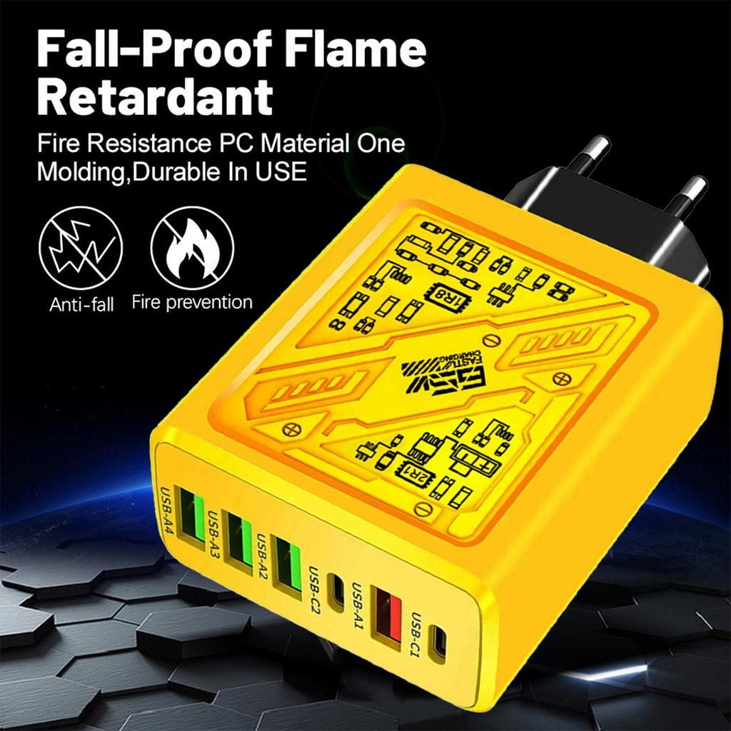 65 Вт USB зарядное устройство Type C кабель для быстрой зарядки QC3.0 дорожные зарядные устройства для iPhone Samsung Xiaomi адаптер для мобильного телефона EU US UK вилка