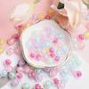 Creative Creative 8/10mm Necklace Bracelet Candy Color Transparent Craft Accessories Loose Beads Faceted Pendant Sandwich Acrylic Round 150/100Pcs