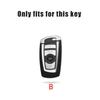 Carbon Fibre ABS Car Smart Remote Key Case Cover Shell 3 Buttons For BMW F30 F20 M3 M5 F10 F18 F22 F01 X3 X4 F06 F02 Accessories NI6
