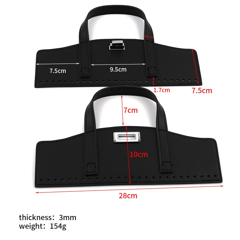 2 Pcs Detachable PU Leather Bag Handle Bag Cover Bag Accessories Bag Flap High Quality Replacement Accessories for DIY Handbag