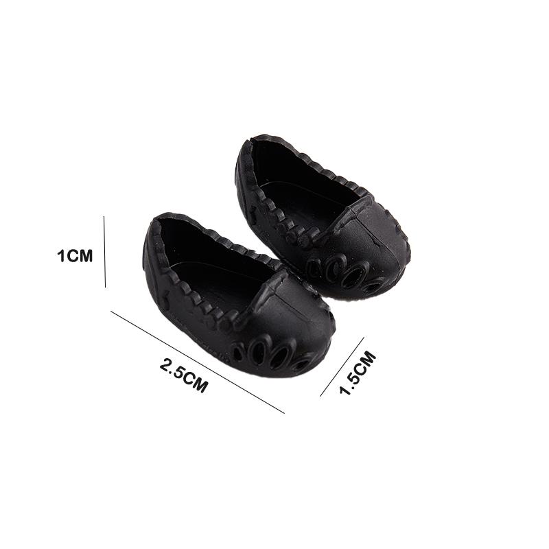 4 пары высококачественной обуви для кукол BJD 17 см, аксессуары, универсальная обувь