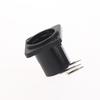 2/10Pcs Male Plug Straight Terminal Panel Mounted Connector 3 Pin Female Jack Panel Mount Black XLR Connector
