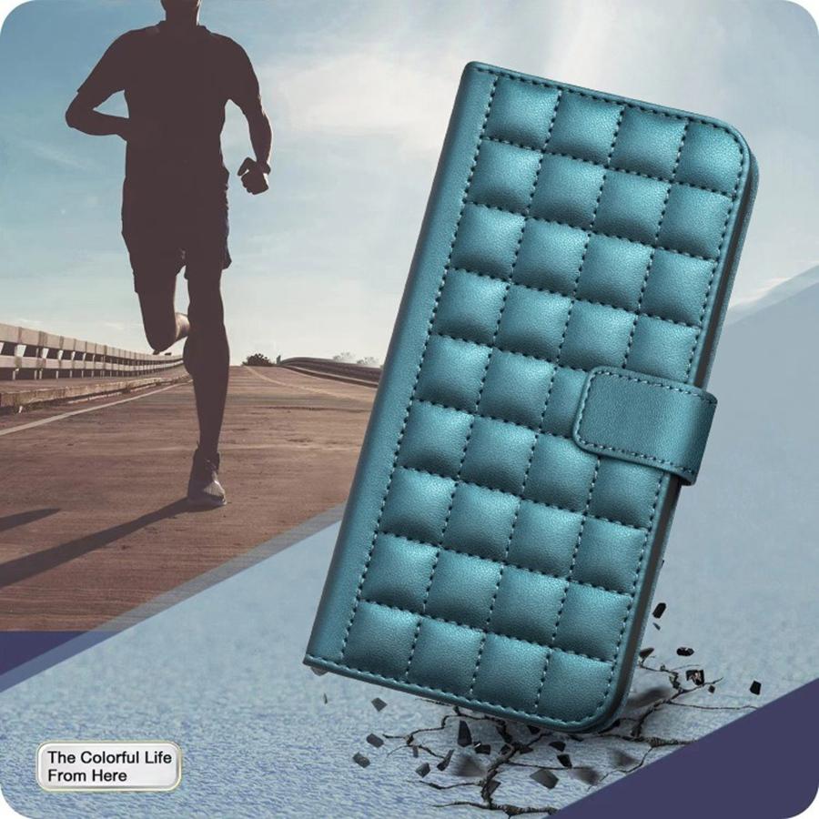 Роскошный тисненый сетчатый чехол-кошелек для Samsung iPhone Xiaomi Redmi OPPO Honor PU кожаный магнитный флип-чехол