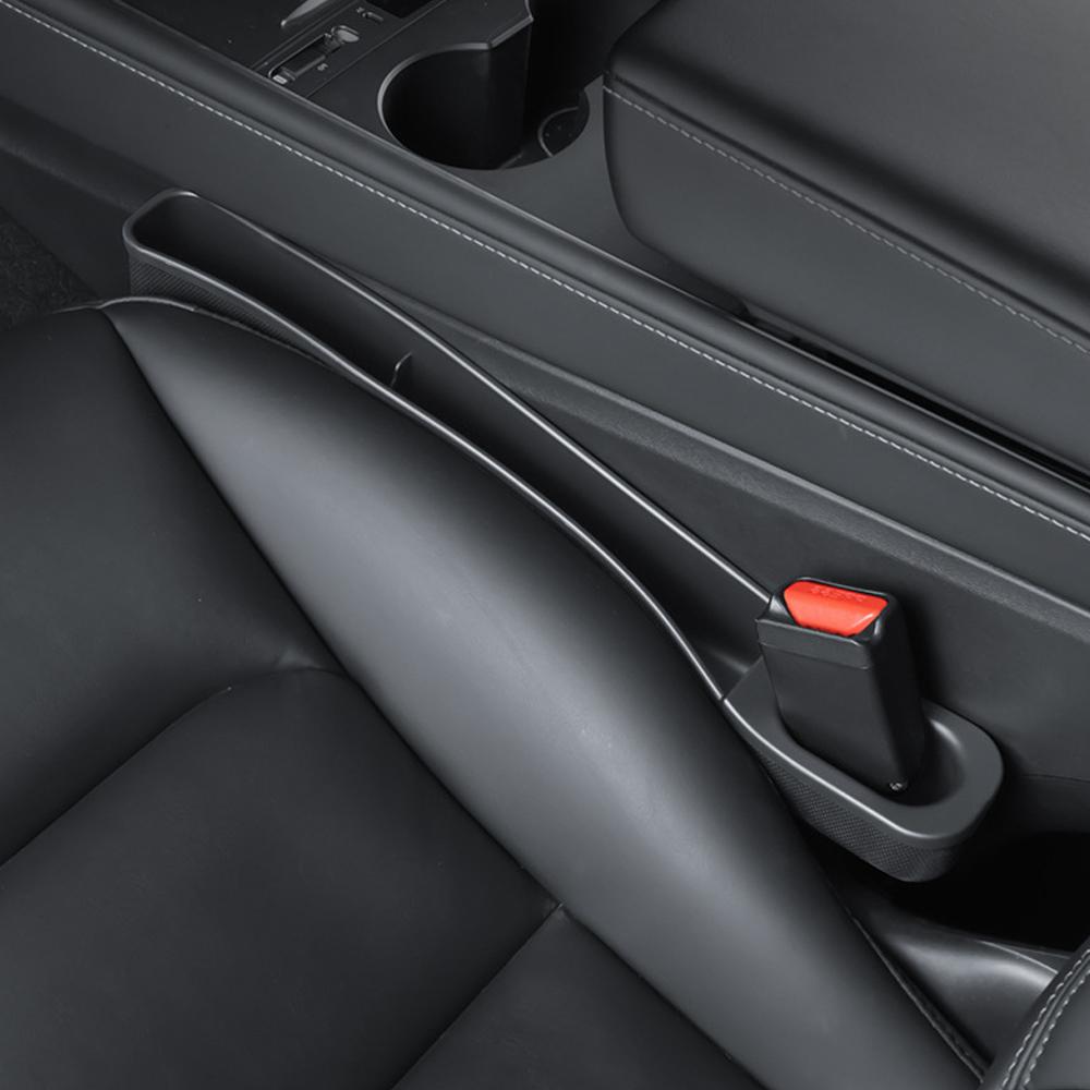 Автомобильный боковой карман для хранения, органайзер-бокс для заполнения пространства в автомобиле, органайзер для щелей в салоне, аккуратные внутренние детали для Tesla Model Y/3 2017-2024