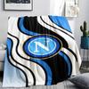 1Pc Napoli FC Print Flannel Blanket High Quality Warm Comfortable Cover for All Seasons Perfect for Gifts Home Decor