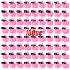 100 Pcs Mini Rubber Ducks  Yellow Rubber Duck Toy Rubber Tub Toys Squeak And Float Ducks Party Favors