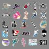 50 Waterproof Stickers for Ski Graffiti Cartoon Sports Skateboard Suitcase