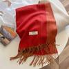 New Solid Color Cashmere Scarf Shawl Women'S High End Versatile Autumn And Winter New Warm Scarf