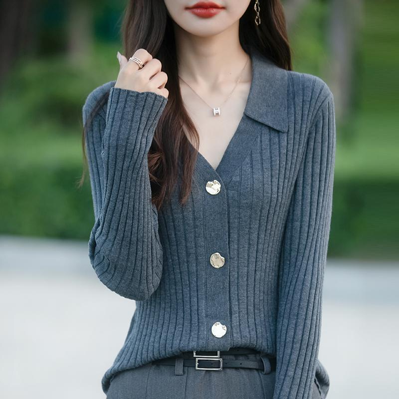 Женский легкий кардиган из 50% шерсти и 50% шелка Mulberry — универсальный трикотаж на все 4 сезона для комфорта и стиля в любое время года