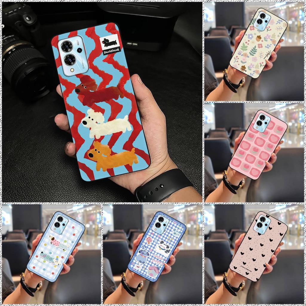 Cute Back Cover Phone Case For ZTE Blade V40 Pro Full Wrap Anti-knock Phone Pouch Soft Case Shockproof Dirt-resistant