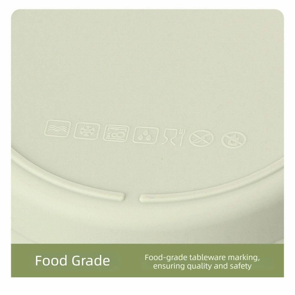 with Lids Portable Food Container Solid Colors Silicone Collapsible Bowl  Outdoor