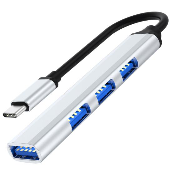 USB-расширитель премиум-класса на 4 порта Ультратонкий Plug Play