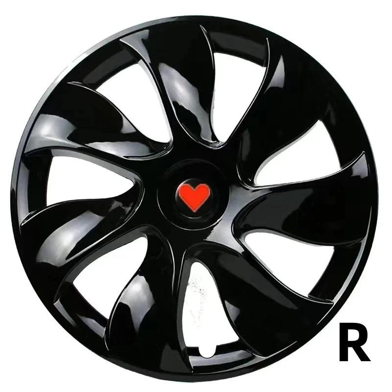 Tesla Model Y 19" Wheel Hub Decorative Protective Cover - Cyclone Turbine Design.