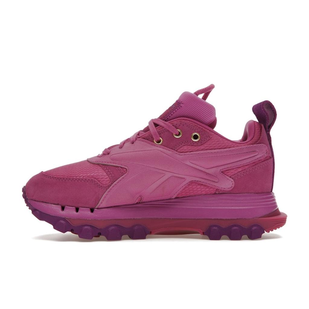 Cardi B X Reebok Classic Leather V2 Ultraberry Aubergine Women Sneakers Purple Matte-Gold GW8875