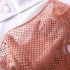 Sexy Mesh Women Lace Underwear Mid-Rise Briefs Hollow Out G String Underpant Solid Comfortable Female Breathable Lingerie