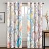 Ocean Animal and Plant Theme High Blackout Drapes Shell Style Thick Clackout Drape Various Styles Bedroom Space Home Drape Hot
