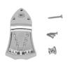 8 String Mandolin Tailpiece with Belt Buckle and Screws Metal Tailpiece Replacement Stringed Musical