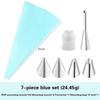 Multifunctional Cake Decorating Tools Silicone Pastry Bag Stainless Steel Cake Mouth Reusable Silicone Bag Tools Pastry Nozzle