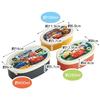 Skater Lunch Box Seal Container Storage Container Made in Japan (Large 400ml Medium 280ml Small 180ml) Set of 3 Ag+ Antibacterial Disney Cars 24 Boys