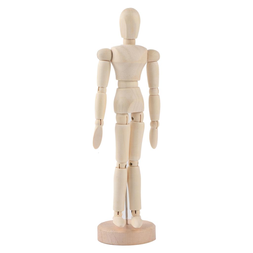 Wooden Manikin Model, Articulated for Artists, Photographers, Animators, Desk Toy, Ornament