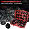30Pcs Oil Filter Captype Removal Wrench Socket Set 12inch 12.5mm Mouth Car Fuel Filter Remover