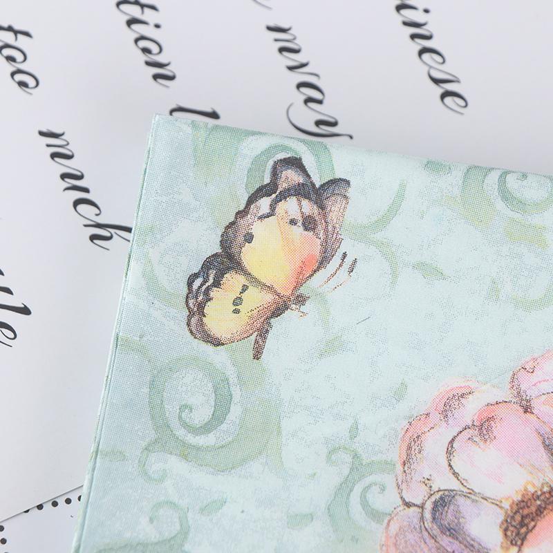 20шт салфетки бумажные декупаж ткани цветы свадьба день рождения украшения своими руками