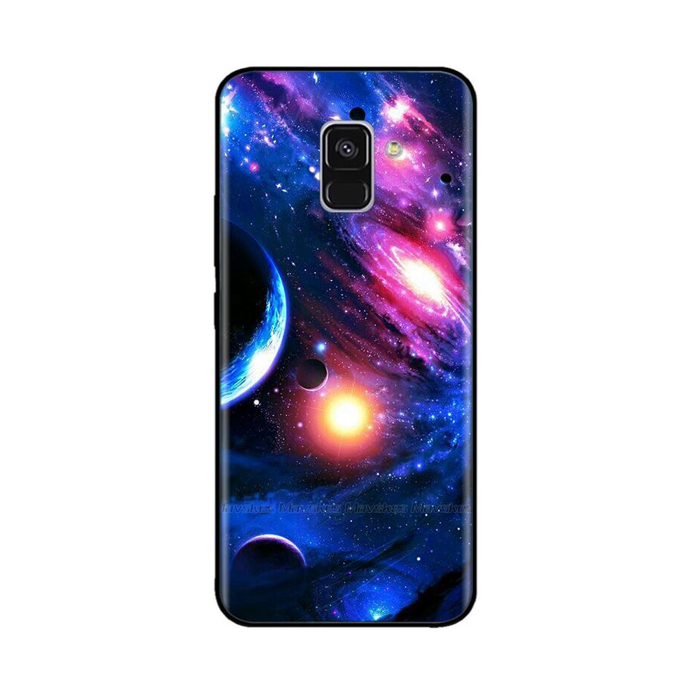 Чехол для Samsung Galaxy A8 2018 Мягкий ТПУ Задняя крышка телефона Для Samsung A8 Plus 2018 A730 Чехол GalaxyA8 A 8 Силиконовый бампер Coque