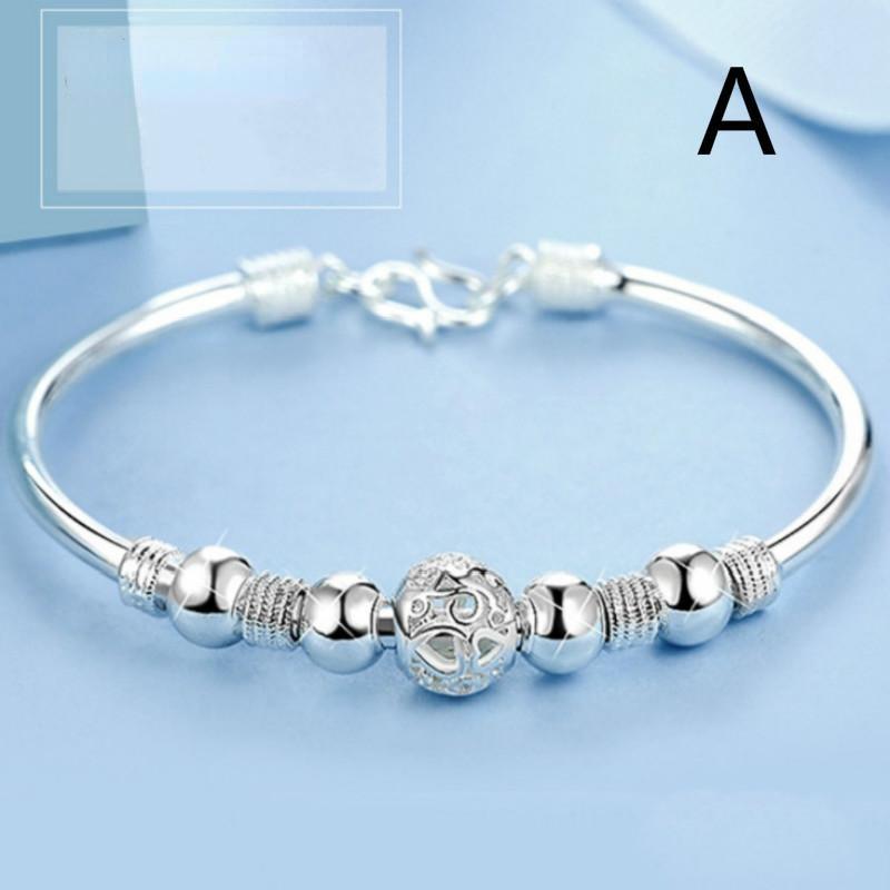 Женский браслет из бисера, посеребренная бронза, модные украшения на удачу